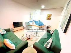 A furnished one-bedroom apartment with new furniture and a comfortable layout is now available, suit
