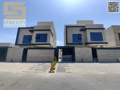 A distinctive villa in Ajman, Al Zahiyah area, a modern neighborhood. Registration fees included, with access to a swimming pool.