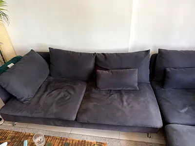 Dark Grey 5- seater  Sofa - Good Condition