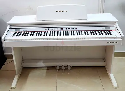 The Kurzweil KA130 is an 88-key, fully weighted hammer-action digital console piano designed