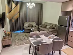 2 bedroom apartment in Aljada large layout in full community no cash deposit cheque only rent AED 10