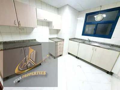 CHILLER FREE SPECIOUS NICE ONE BHK TWO BATHROOM FAMILY BUILDING JUST 32k AL MAHATAH