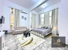 Brand New Studio Fully Furnished(Monthly 3500) Separate/Kitchen Proper Washroom Near Khalifa Market