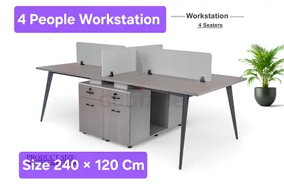 Brand New 4 People Workstation Office Table