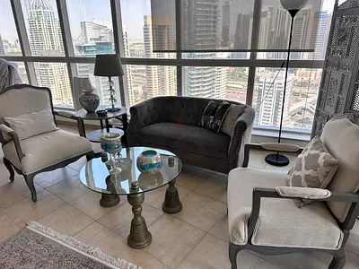 Love seat and 2 armchairs