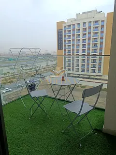 Furnished 1BR | Road View | Azizi Berton | Flexible Cheques