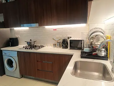 BEST OFFER I Furnished 1BR | Road View | Azizi Berton | Flexible Cheques