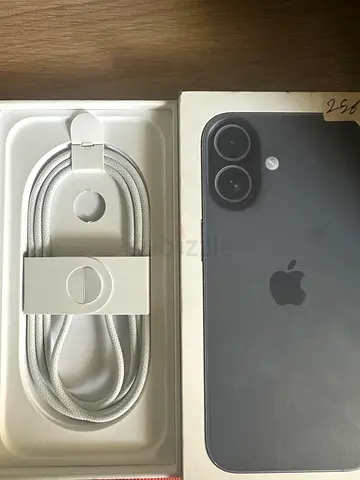 iPhone with original braided charging cable (in box) - Good condition