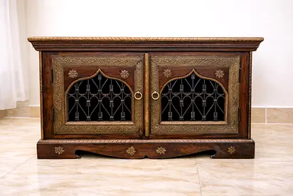 Antique Solid Wood Tv Table
