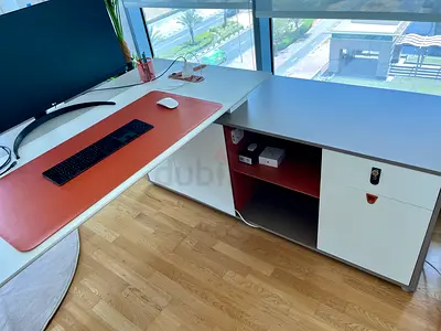 Office Furniture for Sale – 1-Seater L-Shaped Work Table