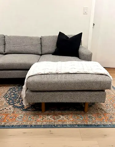 L-Shaped West elm Eddy sofa