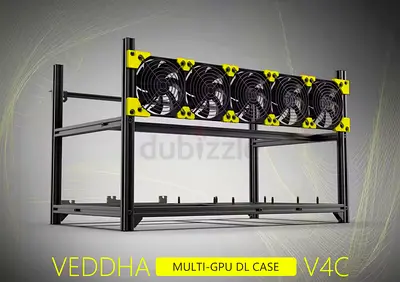 Vinda VEDDHA 6 GPU / mining rig aluminum rack chassis