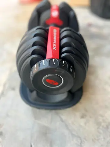 Adjustable Bowflex-style Dumbbell Set (SelectTech) - Compact Home Weights