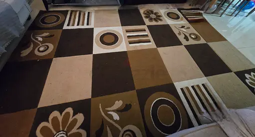 Large Brown  Beige Rug