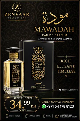 Mawadah Eau de Parfum by ZenVaar - 100ml (Sealed) - Caliph Scent