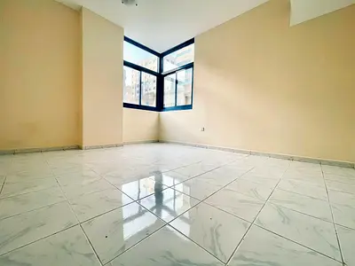 BEAUTIFUL OFFER NEAR PARK LOCATION 🏞️ TWO BEDROOM WITH TWO WASHROOM WITH CENTRAL AC RENT IS ONLY 35k AL NAD QASMIYAH