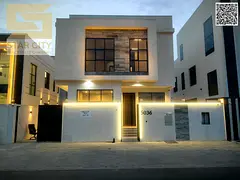A distinctive villa in Ajman, Al Yasmeen area, a modern neighborhood. 5 luxurious master bedrooms.