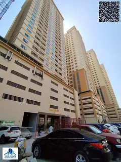Spacious 1BR in Lake Tower C4 | 2 Balconies | 2 Bathrooms | Full Kitchen | Mid-Floor View
