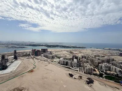 A first-tenant rental opportunity with 2 parking spaces and a fully open view facing the Dubai exit