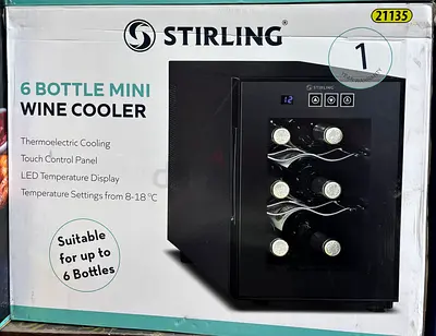 Koolatron 6 Bottle Wine Cooler, Freestanding Wine Cellar