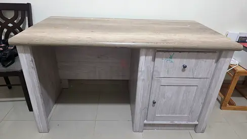 Study table - used , 4 years old .