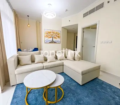 1BR | GOLF VIEW | FULLY FURNISHED | 4 CHEQUES
