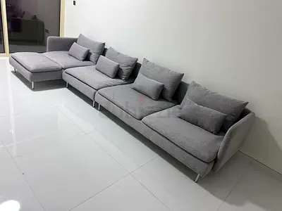 Ikea Sodhremn L Shape Sofa Gray