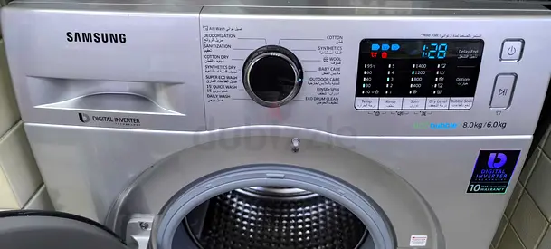 Samsung Front Load Washer 8kg (Digital Inverter) - 6kg dryer