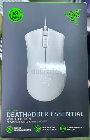 Razer DeathAdder Essential White Edition - Wired Gaming Mouse