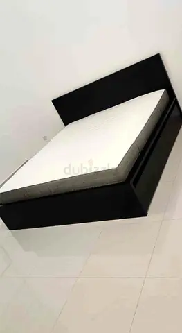URGENT SALE  IKEA MALM Storage King Bed with Mattress - Like New - First Come First Serve
