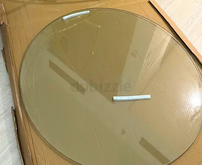 Glass table top 90cm