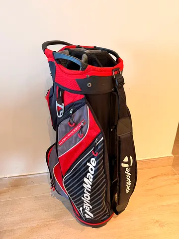 TaylorMade Pro Cart 6.0 Golf Bag – Black/Red