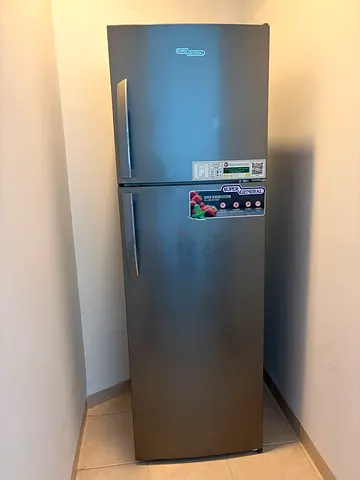 360L Gross  247L Net Capacity Double Door Top-Mount Refrigerator-Freezer, No-Frost, Silver