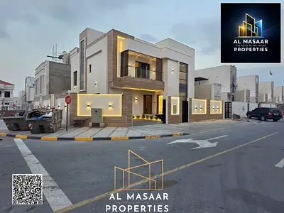 A golden opportunity to own a luxurious villa in Al Zahiyah, Ajman, featuring a modern design and high-end finishes, perfect for those seeking luxury