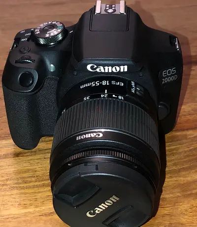 Canon EOS 2000D DSLR camera with EFS, 18-55mm III Lens kit