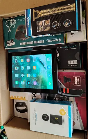 iPad (with mixed electronics bundle) - tablet and accessories collection