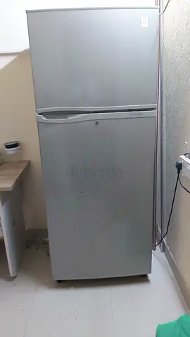 Silver Top-Freezer Refrigerator - Good Working Condition