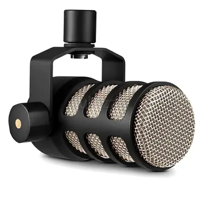RØDE PodMic Broadcast-quality Dynamic Microphone with Integrated Swing Mount