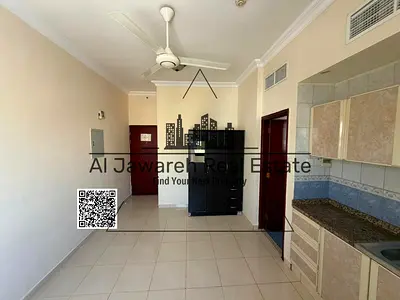 Code 2149 – Studio apartment for rent in Al Hamidiyah, Ajman, located in a prime area behind the Traffic Department and very close to Ajman University