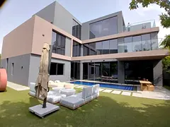 Luxury 5 Master Bedroom Independent Villa for Sale in Masaar Sharjah 7424 Sqft with Private Pool Spa