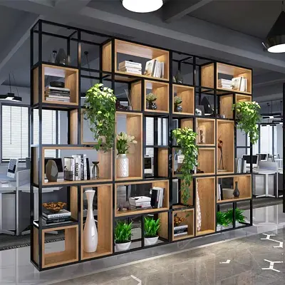 Modern Office Partition Shelf / Divider – Stylish  Functional