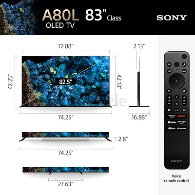 Sony 83 inch OLED A80L model 2023