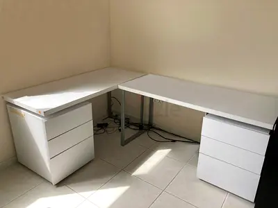 Double Study Tables  with drawers