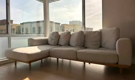 L shaped sectional west Elm Newport Sofa