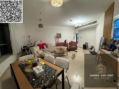 شقة غرفتين وصالة للإيجار في برج الكونكورد على شارع خليفة مفروش أو بدون فرش 3 حمام وبلكونة بإطلالة مفتوحة موقع مميز بسعر يبدأ من 53 ألف