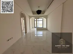 1 month free, new 1BR apt, large hall, 2 baths, pool, jacuzzi, central AC, balcony, deluxe finish, p