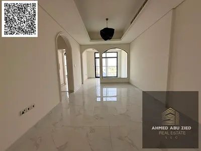 1 month free, new 1BR apt, large hall, 2 baths, pool, jacuzzi, central AC, balcony, deluxe finish,
