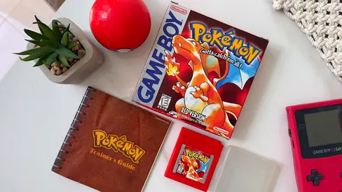 pokemon Red gameboy authentic 1st edition complete