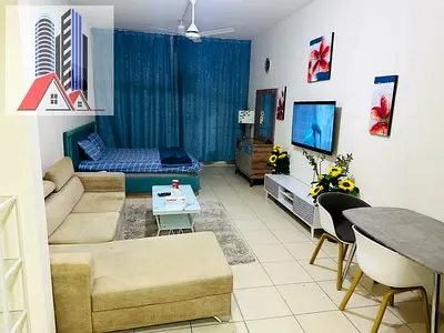 hot deal studio for sale ajman one tower with parking