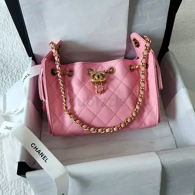 Chanel 25 Mini Hobo Bag in Pink Brand New